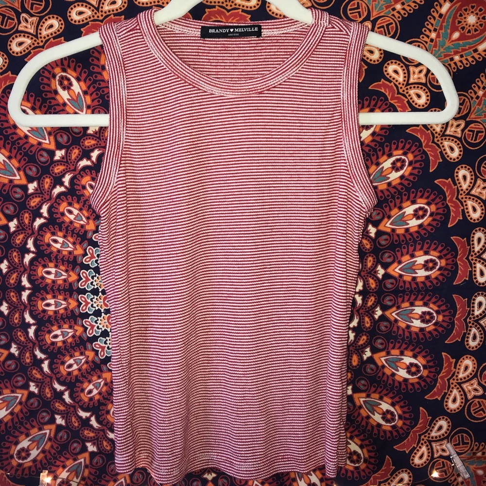 BRANDY MELVILLE STRIPED TANK TOP